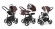 Коляска 3 в 1 Esspero Newborn Lux (шасси Chrome) Chocco