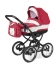 Коляска для новорожденных Esspero Classic (шасси Black) Red Lux