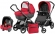 Коляска 3 в 1 Peg Perego Book 51 S XL Modular System (шасси Jet) Bloom Red