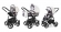 Коляска 3 в 1 Esspero Newborn Lux (шасси Chrome) Grey