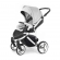 Прогулочная коляска Esspero Magic Alu (шасси Black) White leatherette