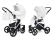 Коляска 2 в 1 Esspero Grand Newborn Lux (шасси White) Nappa White