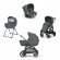 Коляска 3 в 1 Inglesina Aptica с подставкой под люльку Stand Up New Emerald Green