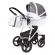 Коляска для новорожденных Esspero Grand Newborn Lux (шасси White) Royal Light Grey