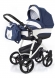 Коляска для новорожденных Esspero Newborn Lux (шасси White) Navy Lux