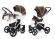 Коляска 2 в 1 Esspero Grand Newborn Lux (шасси Grey) Royal Brown