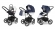 Коляска 3 в 1 Esspero Grand Magic Pro (шасси Black) Mar leatherette
