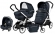 Коляска 3 в 1 Peg Perego Book 51 Elite Modular System (шасси White/Black) Luxe Bluenight