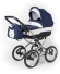 Коляска для новорожденных Esspero Classic (шасси Grey) Navy Lux