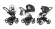 Коляска 3 в 1 Esspero Grand Tour (шасси Graphite) Grafite leatherette