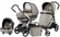 Коляска 3 в 1 Peg Perego Book 51 S Elite Modular System (шасси White/Black) Luxe Grey