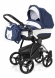 Коляска для новорожденных Esspero Newborn Lux (шасси Chrome) Navy Lux