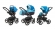 Коляска 3 в 1 Esspero Grand Tour (шасси Graphite) Breeze