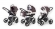 Коляска 3 в 1 Esspero I-Nova (шасси Chrome) Brown Lux