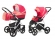 Коляска 2 в 1 Esspero Grand Newborn Lux (шасси White) Red Sunset