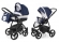 Коляска 2 в 1 Esspero Newborn Lux (шасси Black) Navy Grey