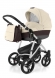 Коляска для новорожденных Esspero Grand Newborn Lux (шасси Grey) Cream leatherette