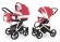 Коляска 2 в 1 Esspero Newborn Lux (шасси Beige) Red Lux