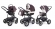 Коляска 3 в 1 Esspero Discovery (шасси Graphite) Brown Lux