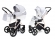 Коляска 2 в 1 Esspero Grand Newborn Lux (шасси Beige) Grey Diamond