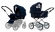 Коляска 2 в 1 Emmaljunga Edge Duo Combi Competition (шасси Classic Chrome) Competition Navy