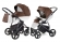 Коляска 2 в 1 Esspero Grand Newborn Lux (шасси Graphite) Cacao leatherette