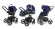Коляска 3 в 1 Esspero Magic Pro Alu (шасси Graphite) Navy