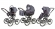 Коляска 3 в 1 Esspero Classic (шасси Graphite) Dark Grey