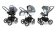 Коляска 3 в 1 Esspero Grand Magic Pro (шасси Black) Nappa Blue Grey