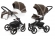  Коляска 2 в 1 Esspero Tour Leatherette (шасси Graphite) Royal Brown