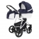 Коляска для новорожденных Esspero Grand Newborn Lux (шасси White) Nappa Navy
