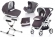 Коляска 3 в 1 Inglesina Otutto Deluxe System Platino (шасси White)