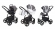 Коляска 3 в 1 Esspero Grand Newborn Lux (шасси Black) Royal Light Grey