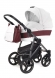 Коляска для новорожденных Esspero Grand Newborn Lux (шасси Graphite) Maroon leatherette