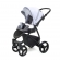 Прогулочная коляска Esspero Grand Newborn Lux (шасси Black) Grey Stone