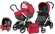 Коляска 3 в 1 Peg Perego Book 51 S XL Modular System (шасси White/Black) Bloom Red