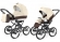 Коляска 2 в 1 Esspero Grand Classic (шасси Black) Cream leatherette