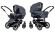 Коляска 2 в 1 Emmaljunga Edge Duo Combi Lounge (шасси Duo S Lounge) Lounge Grey