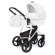 Коляска для новорожденных Esspero Grand Newborn Lux (шасси Beige) Nappa White