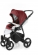 Прогулочная коляска Esspero Grand Newborn Lux (шасси Black) Cherry leatherette