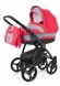  Коляска для новорожденных Esspero Newborn Lux (шасси Black) Red Grey