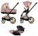 Коляска 3 в 1 Cybex Priam by Jeremy Scott Cherubs (Cloud Q) Cherubs Pink