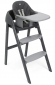 Стульчик для кормления Chicco CRESCENDO UP ETNA BLACK RE_LUX