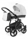 Коляска для новорожденных Esspero Grand Newborn Lux (шасси Black) White leatherette