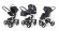 Коляска 3 в 1 Esspero Newborn Lux Alu (шасси Beige) Dark