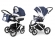 Коляска 2 в 1 Esspero Magic Pro (шасси White) Navy Grey