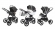 Коляска 3 в 1 Esspero Grand I-Nova (шасси Graphite) Royal Grey
