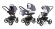 Коляска 3 в 1 Esspero Tour (шасси Graphite) Grey Lux