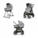 Коляска 2 в 1 Inglesina Aptica XT с подставкой под люльку Stand Up Horizon Grey