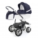 Коляска для новорожденных Esspero Grand Discovery (шасси Graphite White) Nappa Navy